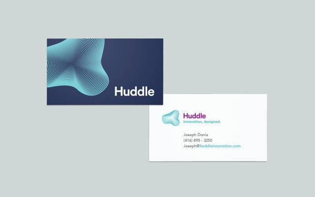 Huddle公司名片设计