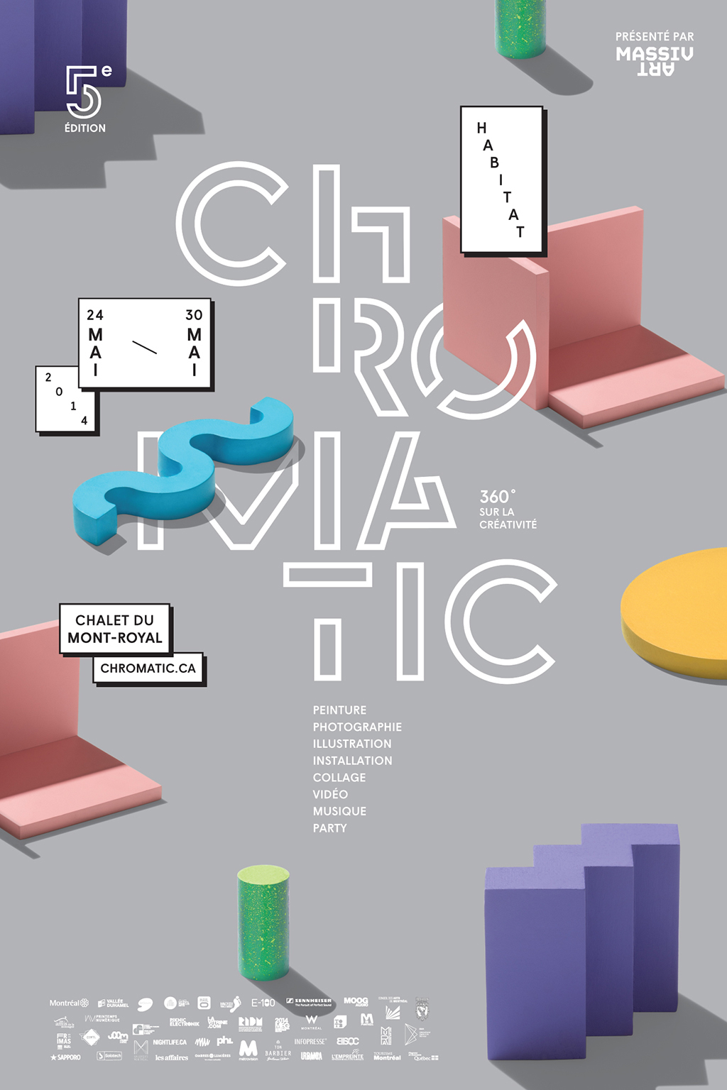 Chromatic festival品牌VI设计